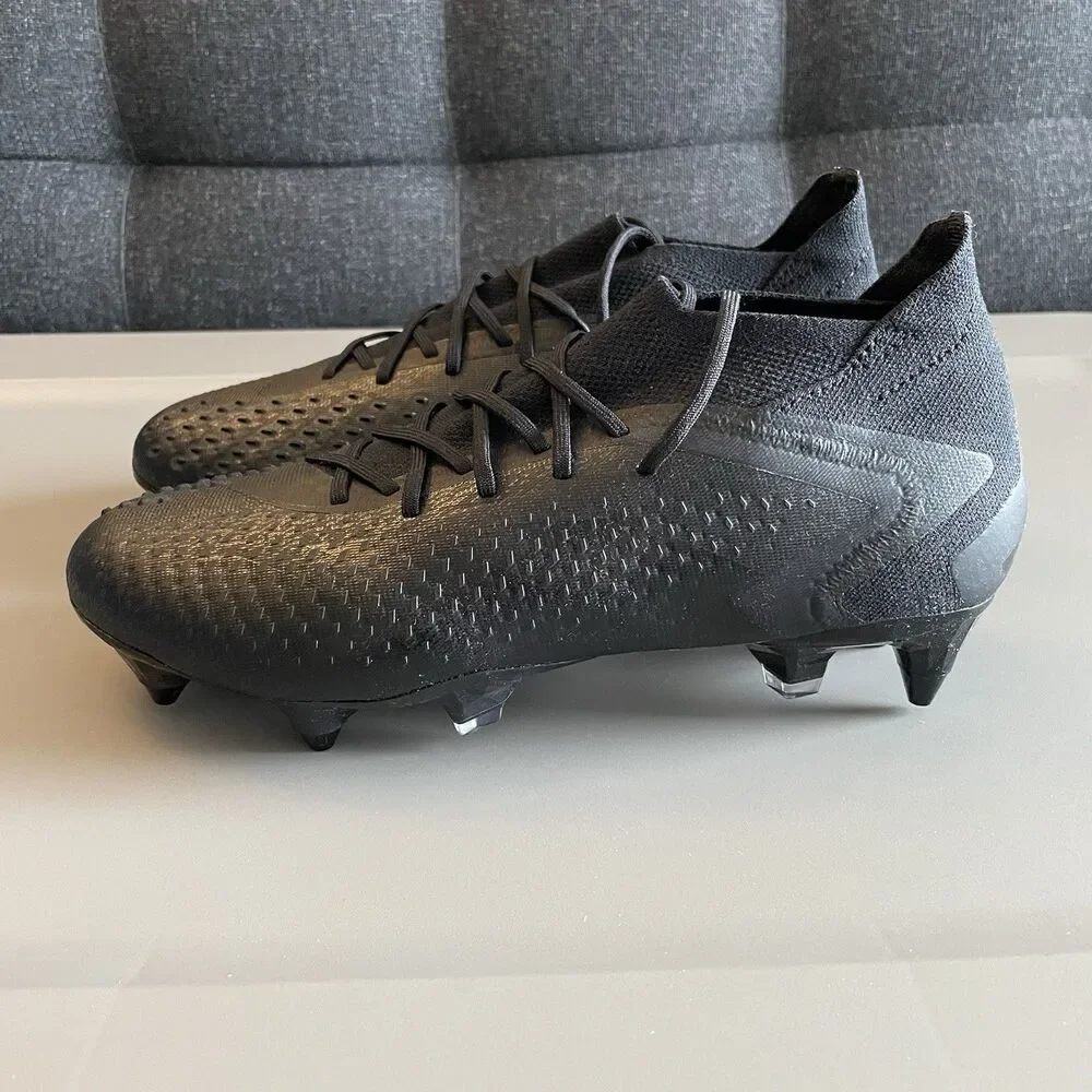 Adidas Predator Accuracy.1 SG Soccer Cleats Men's Sz 7.5 Women’s Sz 8.5 Black